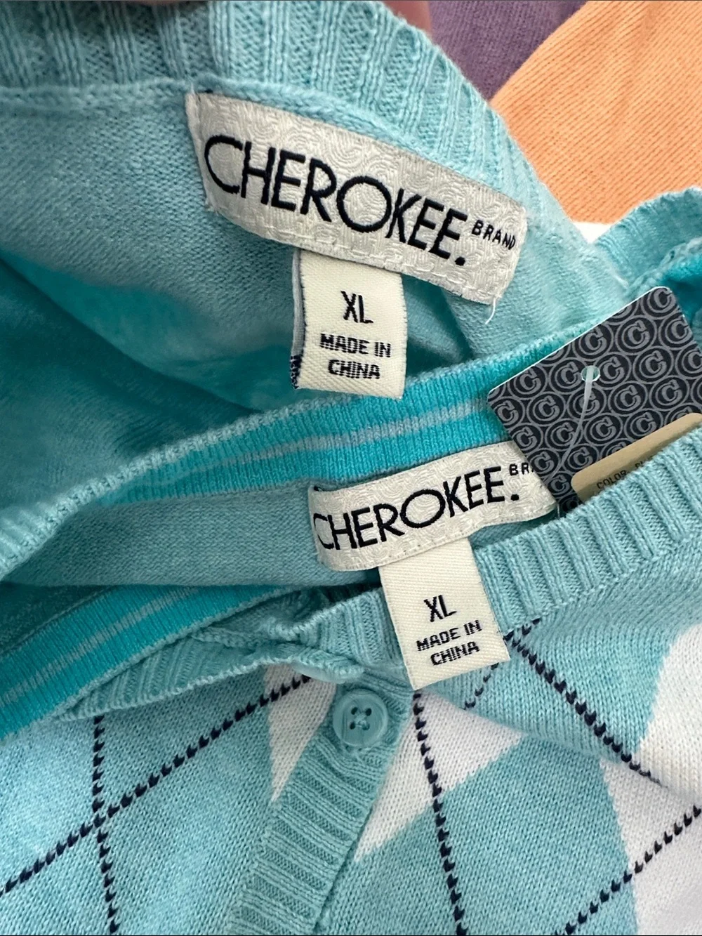 🥕 Bundle of 5 Cherokee Cardigan Sweater Sets Size L/XL